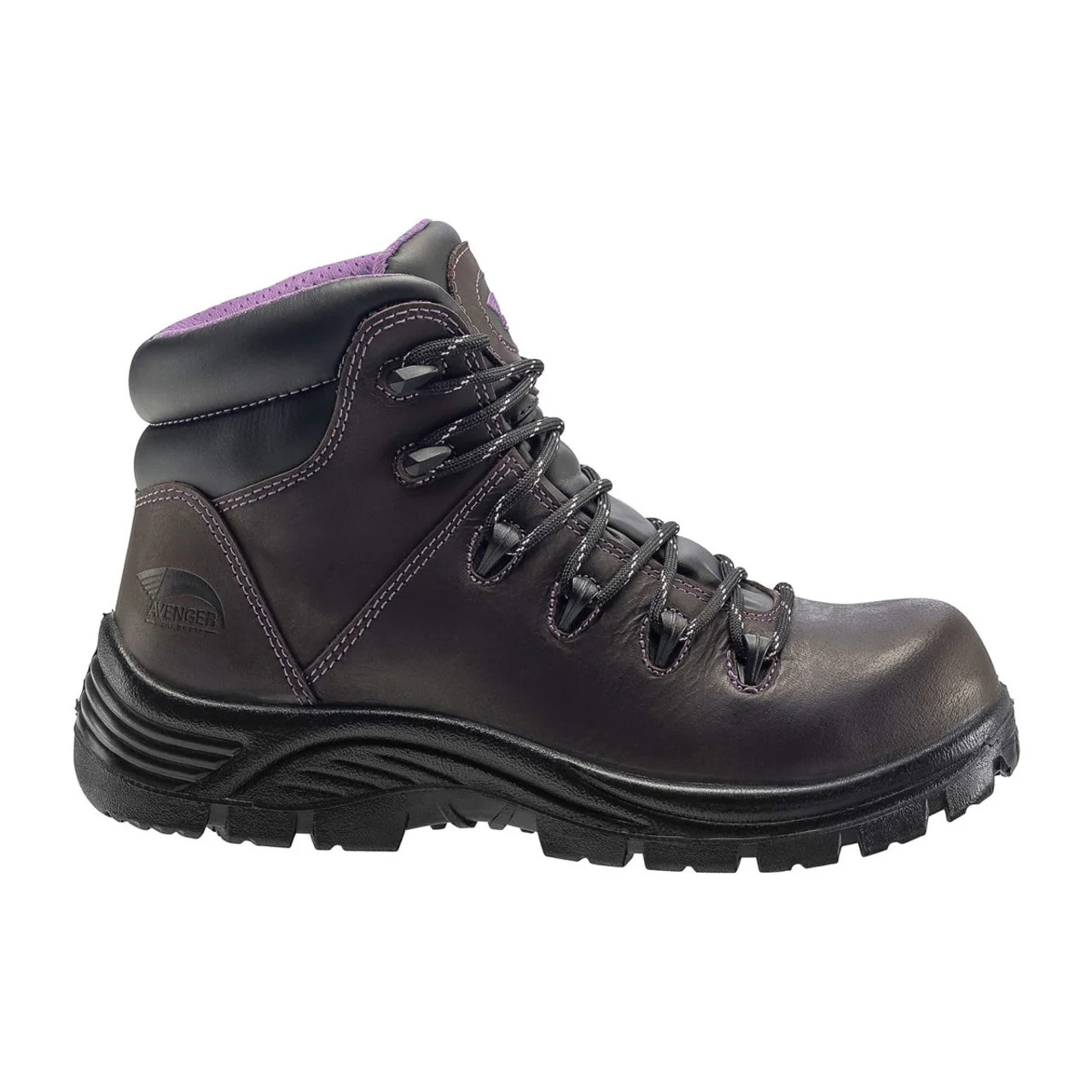 Avenger Women's Framer Hiker Waterproof EH Composite Toe Boots, A7123, Brown