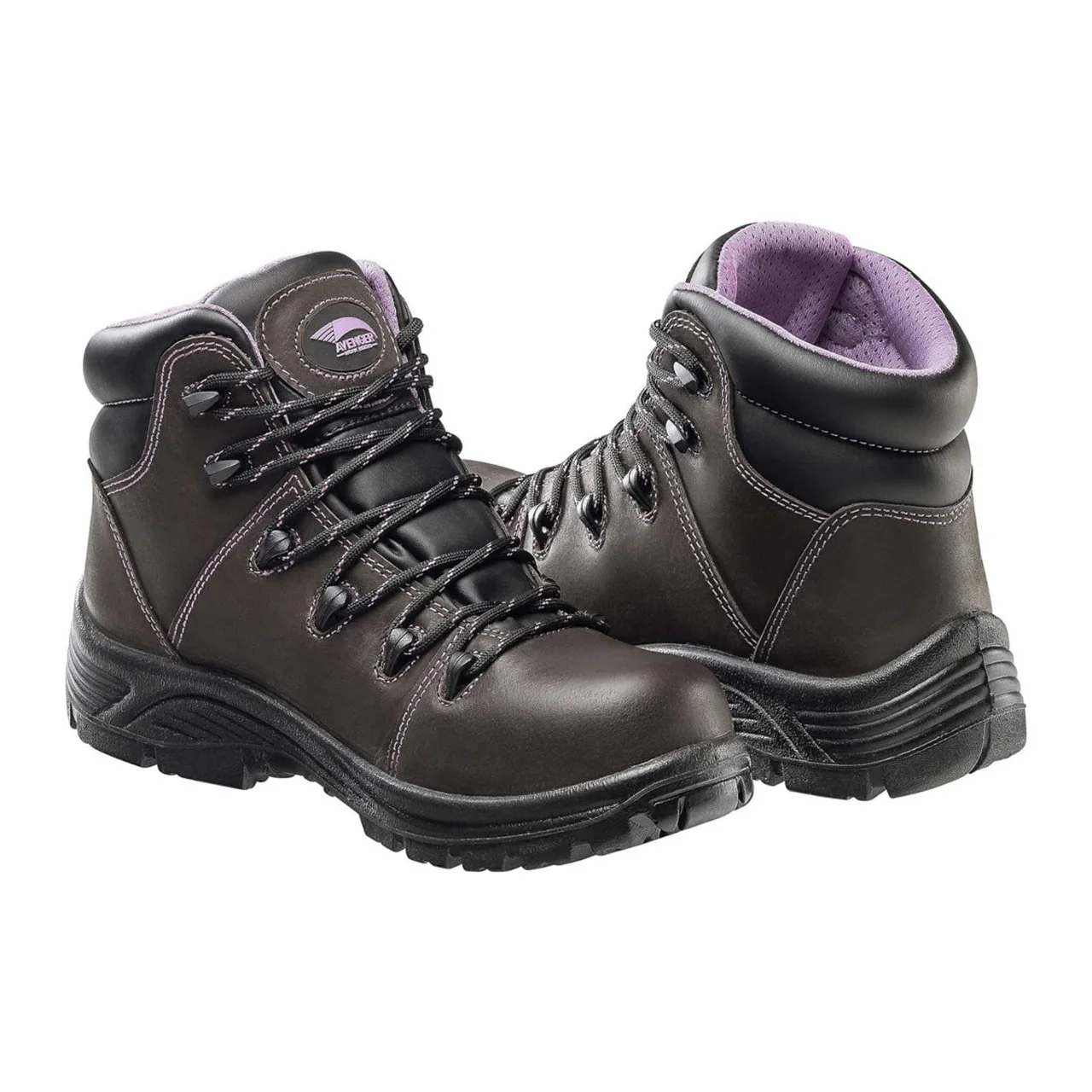 Avenger Women's Framer Hiker Waterproof EH Composite Toe Boots, A7123, Brown - Image 2