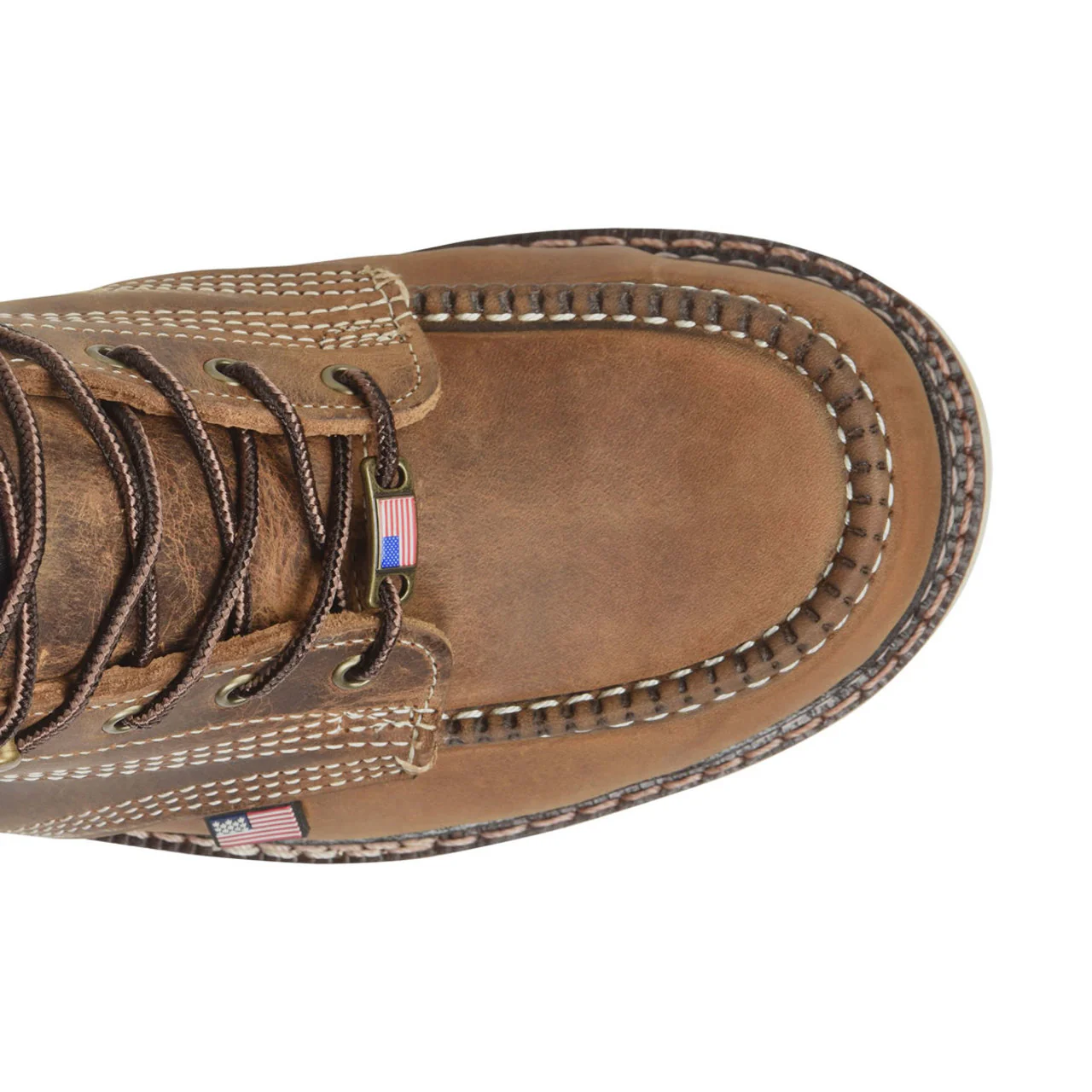 Carolina Men's AMP 6" USA EH Steel Toe Boots, CA7811, Tan - Image 2