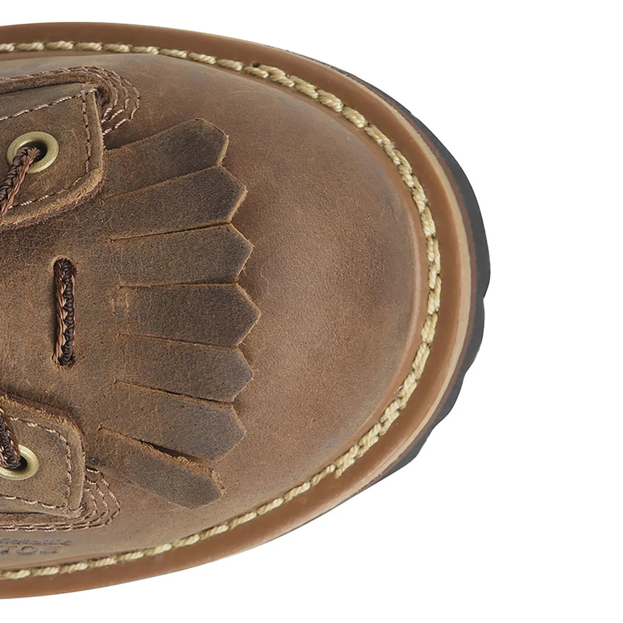 Carolina Men's Driller 8" Logger Waterproof EH Composite Toe Boots, CA9828, Brown - Image 3