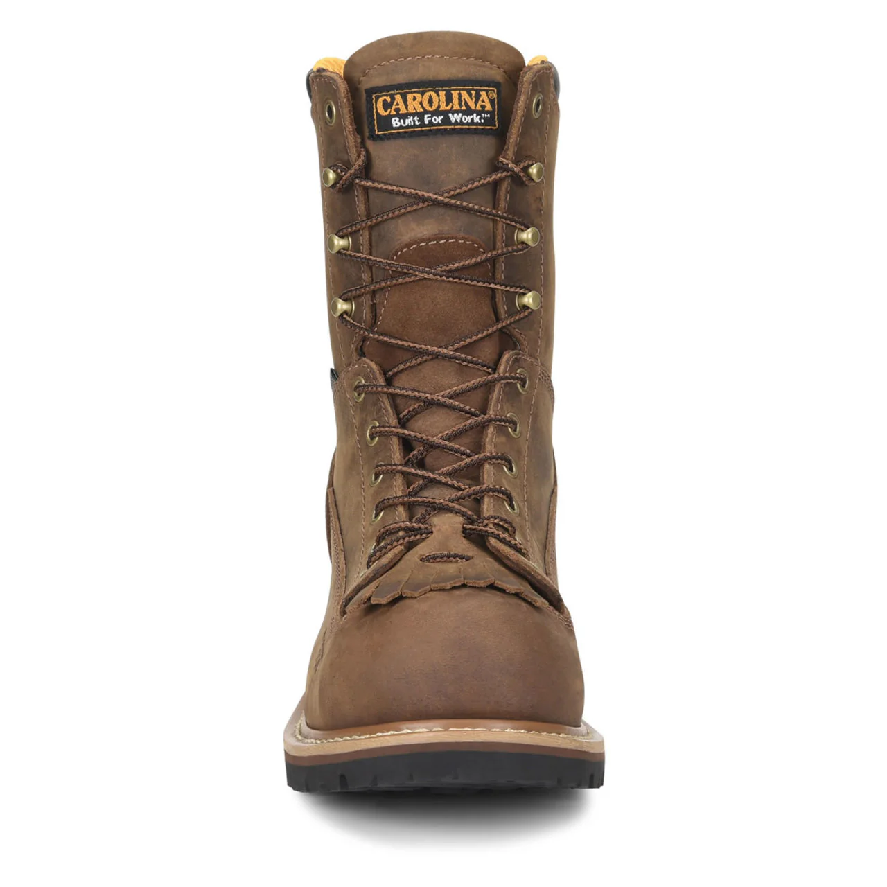 Carolina Men's Driller 8" Logger Waterproof EH Composite Toe Boots, CA9828, Brown - Image 4