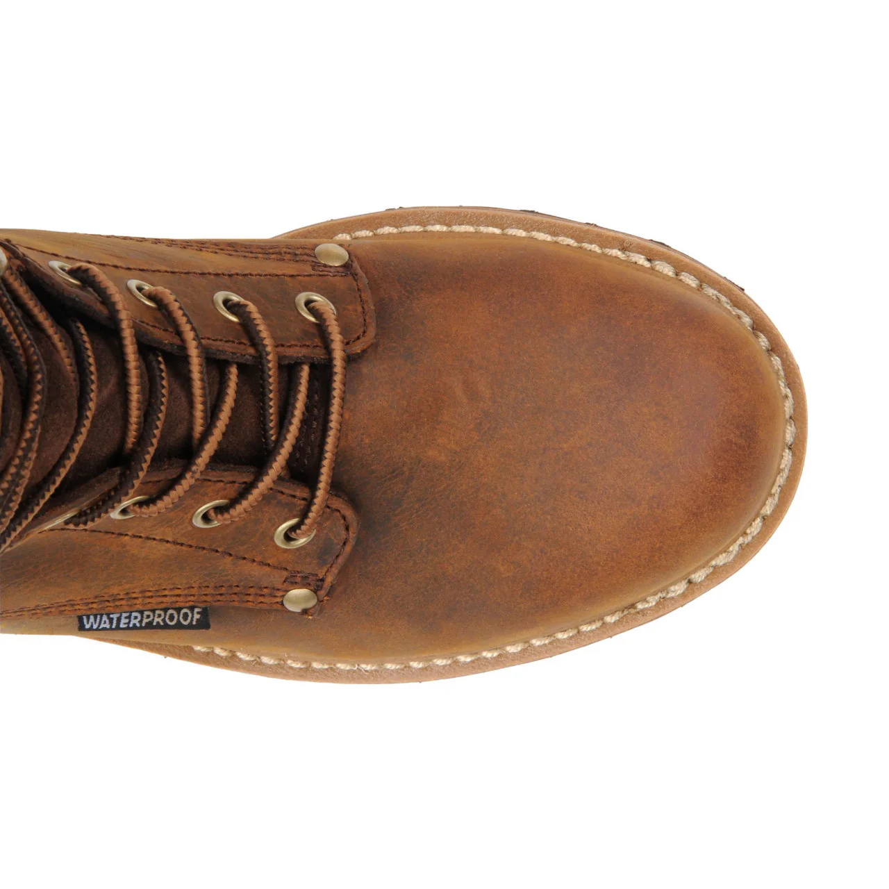 Carolina Men's Elm 8" Loggers Waterproof EH Steel Toe Boots, CA9821, Copper Crazy Horse - Image 2