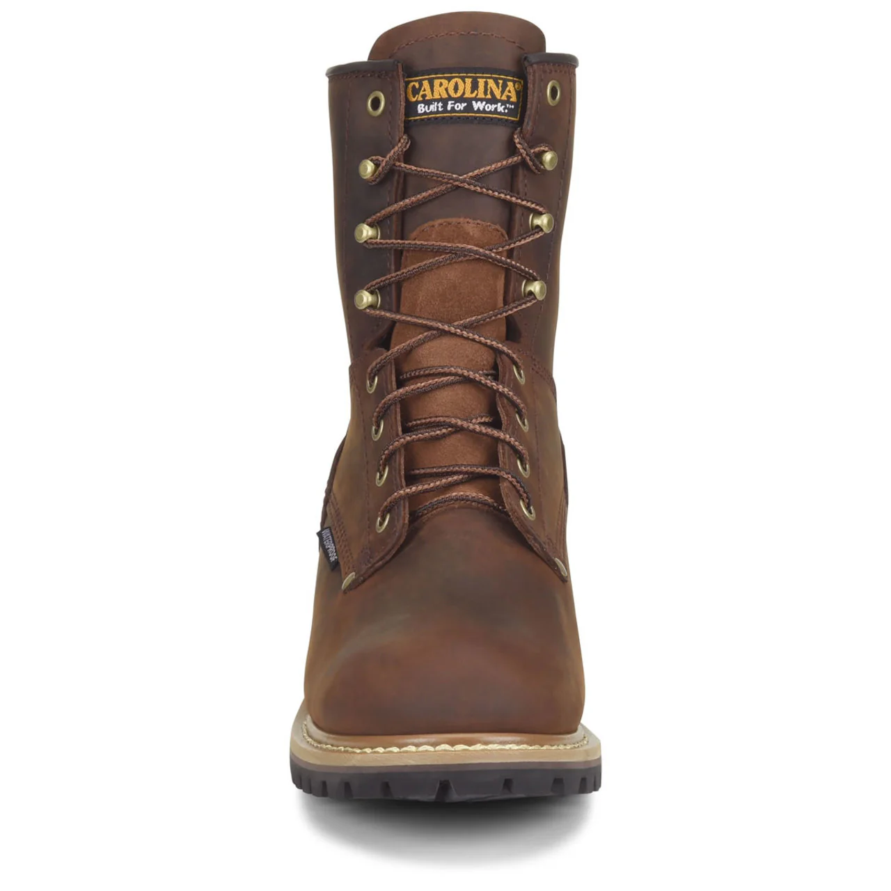 Carolina Men's Elm 8" Loggers Waterproof EH Steel Toe Boots, CA9821, Copper Crazy Horse - Image 3