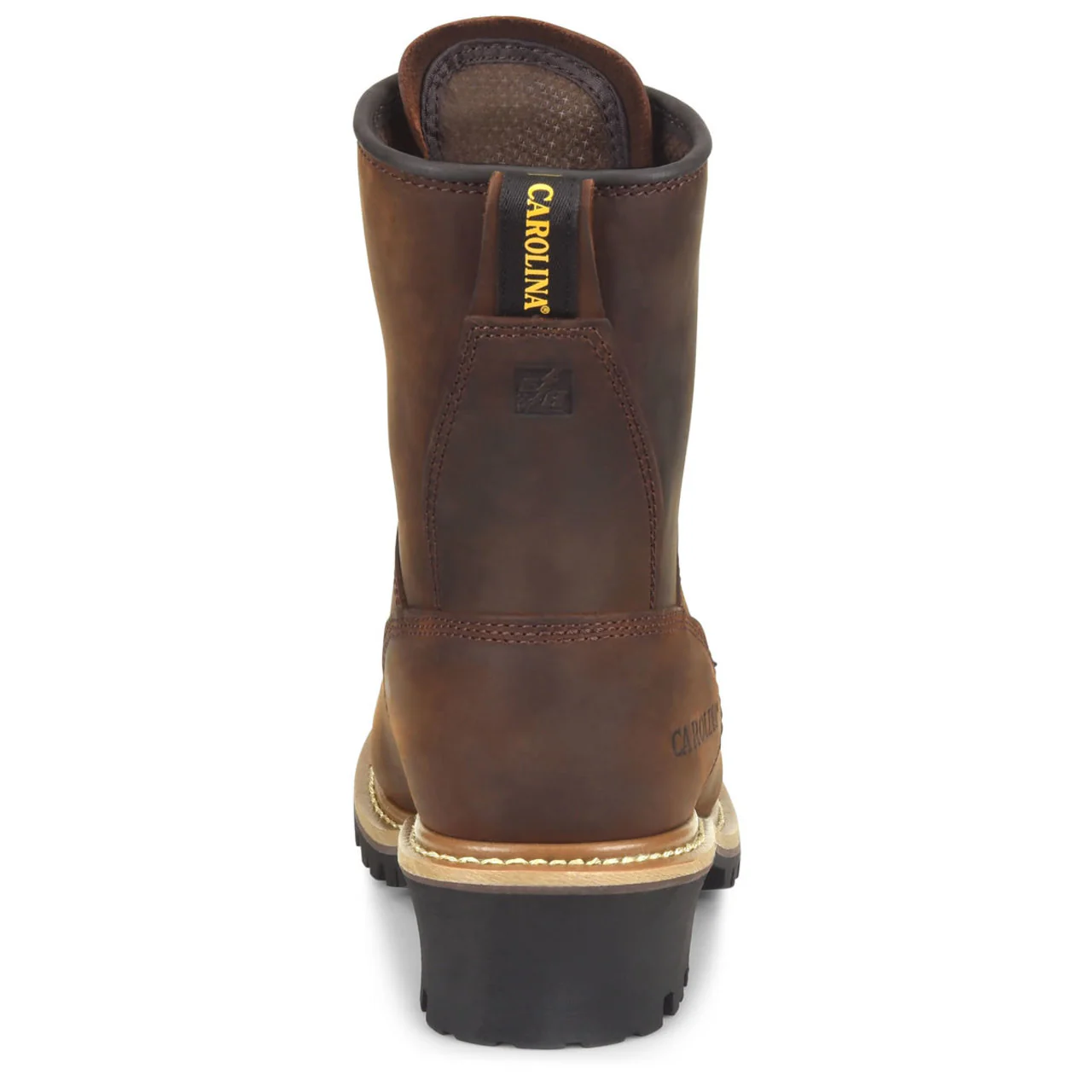 Carolina Men's Elm 8" Loggers Waterproof EH Steel Toe Boots, CA9821, Copper Crazy Horse - Image 5