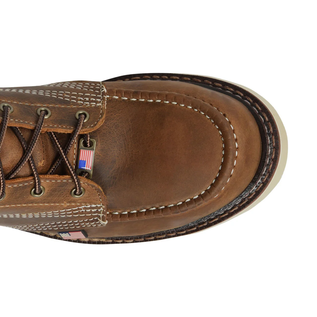 Carolina Men's Ferric USA 8" EH Soft Toe Boots, CA7016, Brown - Image 2