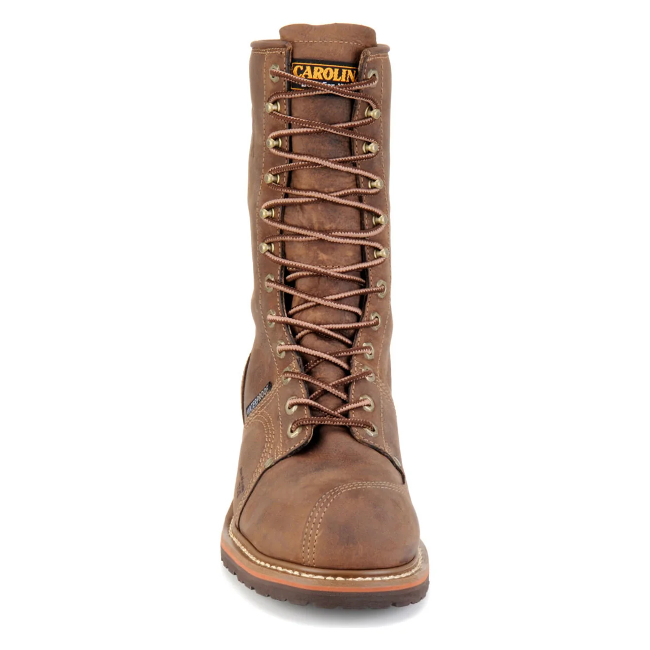 Carolina Men's Linesman 10" Waterproof EH Soft Toe Boots, CA904, Cork Harness - Image 4