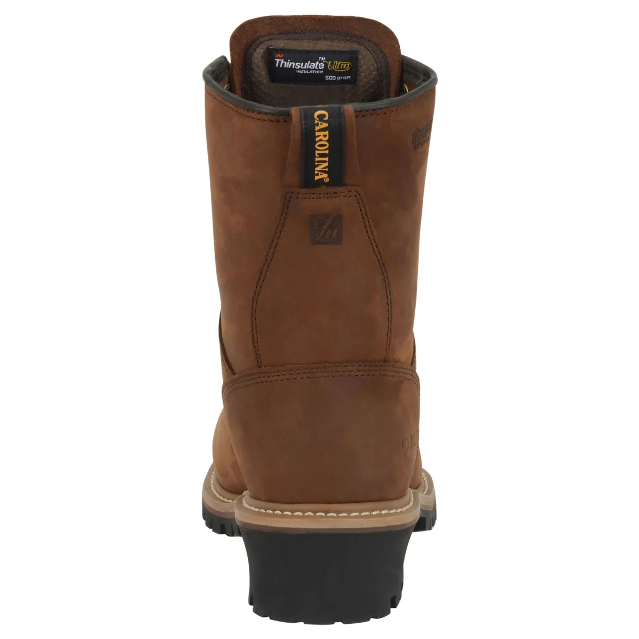 Carolina Men's 8" Loggers Waterproof Insulated EH Steel Toe Boots, CA5821, Copper Crazy Horse - Image 5