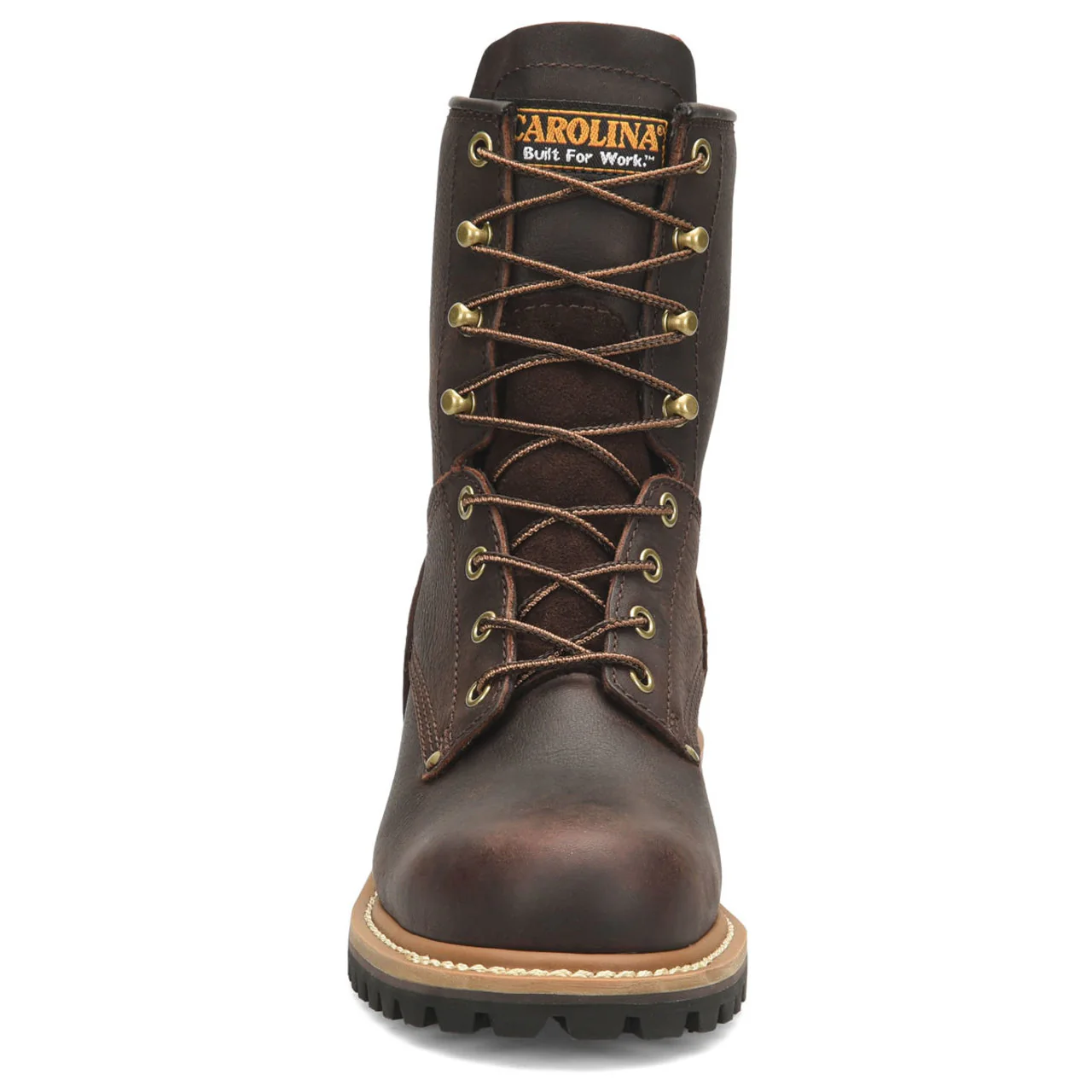 Carolina Women's Elm 8" Loggers EH Soft Toe Boots, CA421, Dark Brown - Image 3