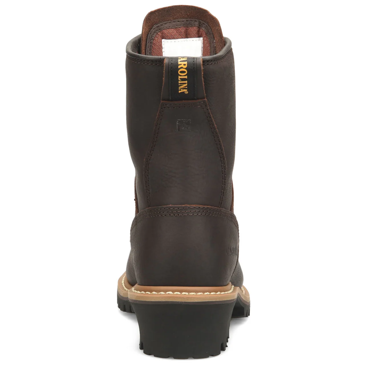 Carolina Women's Elm 8" Loggers EH Soft Toe Boots, CA421, Dark Brown - Image 5