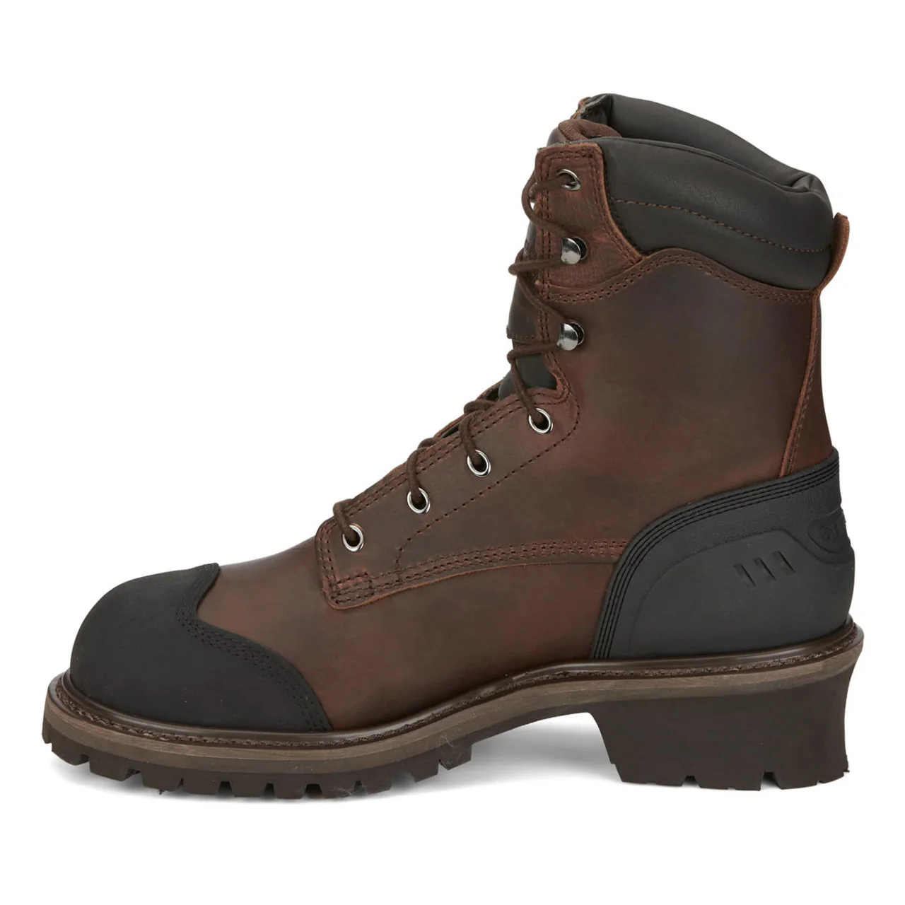 Chippewa Men's Aldarion 8" Logger Waterproof Insulated EH Composite Toe Boots, 55053, Brown - Image 5