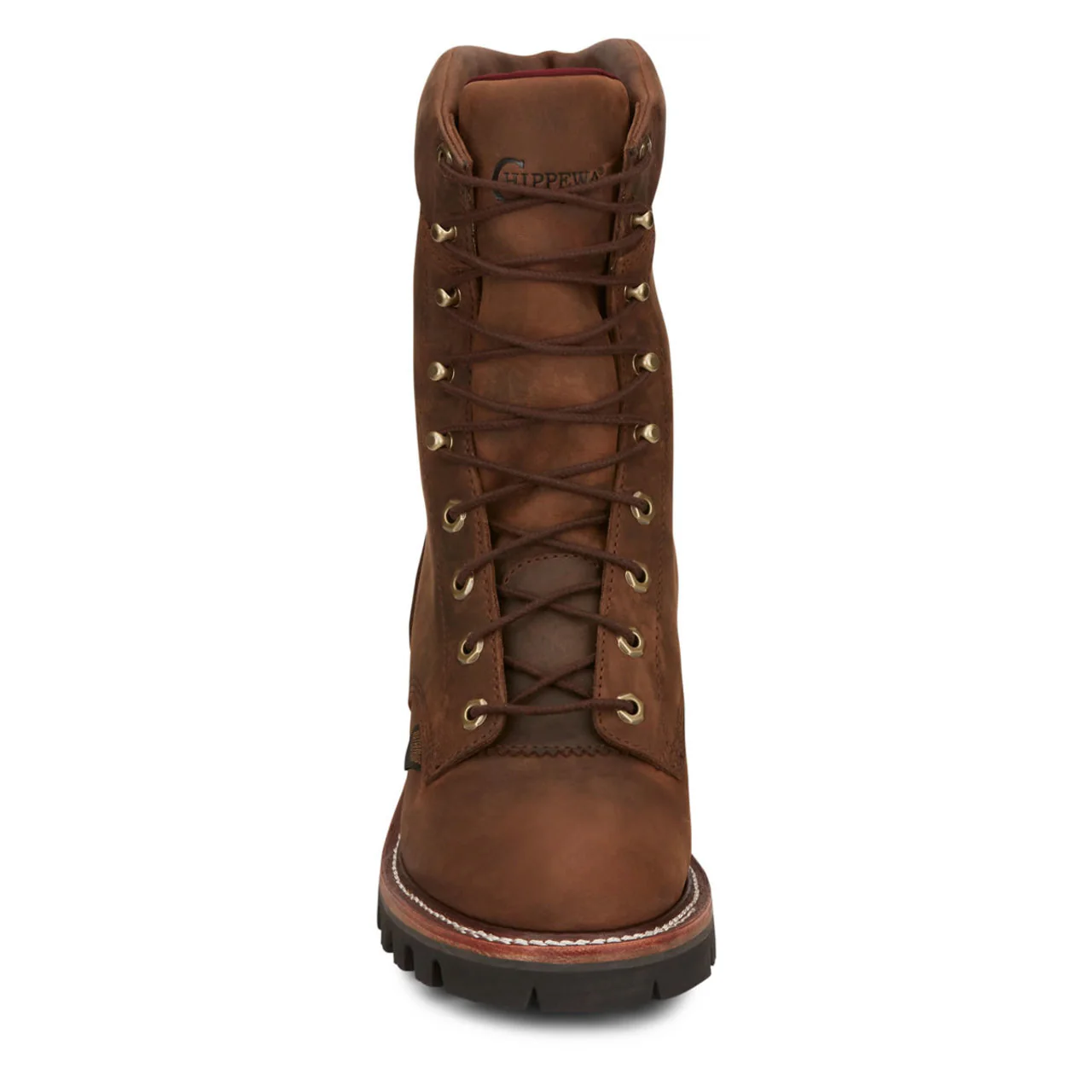 Chippewa Men's Super DNA 9" Logger Waterproof EH Steel Toe Boots, 59405, Tan - Image 4