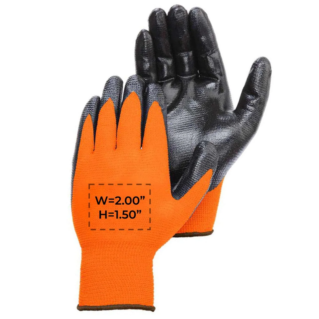 Custom Nitrile Coated Gloves, GL400, 144 Pairs - Image 2