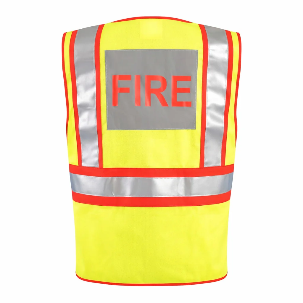 OccuNomix Type P Class 2 Hi-Vis Public Safety Fire Vest, LUX-PSF - Image 2