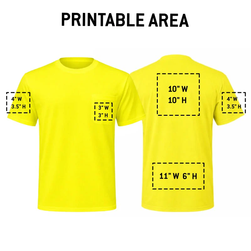 Custom Hi-Vis Short Sleeve T-Shirt, LUX-XSSPB - Image 2