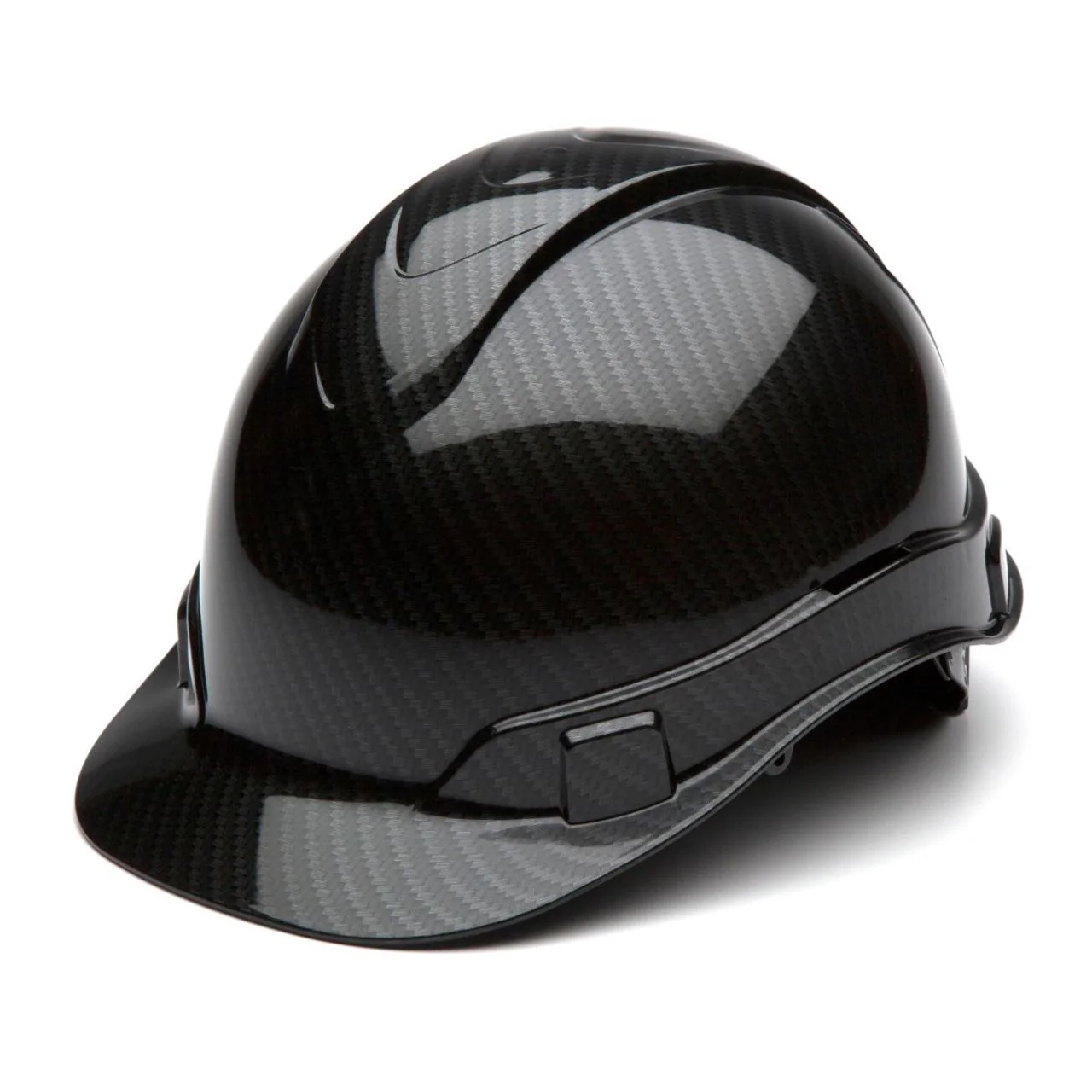 Custom Pyramex Ridgeline HD Glossy Cap Style Hard Hat, 4-Point Ratchet Suspension, 16 Pack - Image 3