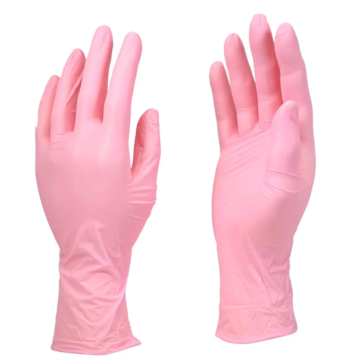 DASH Alasta Shimmer Nitrile Exam Grade Disposable Gloves, Pink, 3.9 mil, Box of 100 - Image 8