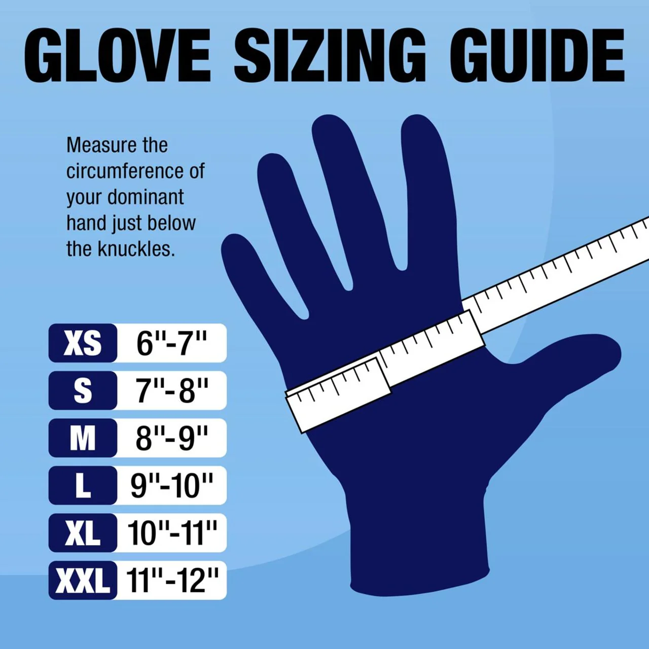 DASH BLU100 Nitrile Exam Grade Disposable Gloves, Light Blue, 4.3 mil, Case of 1000 - Image 3