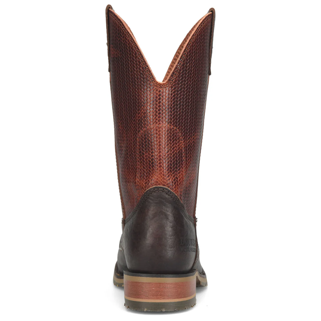 Double-H Men's Baler 10" Roper Soft Toe Boots, DH4654, Brown - Image 5