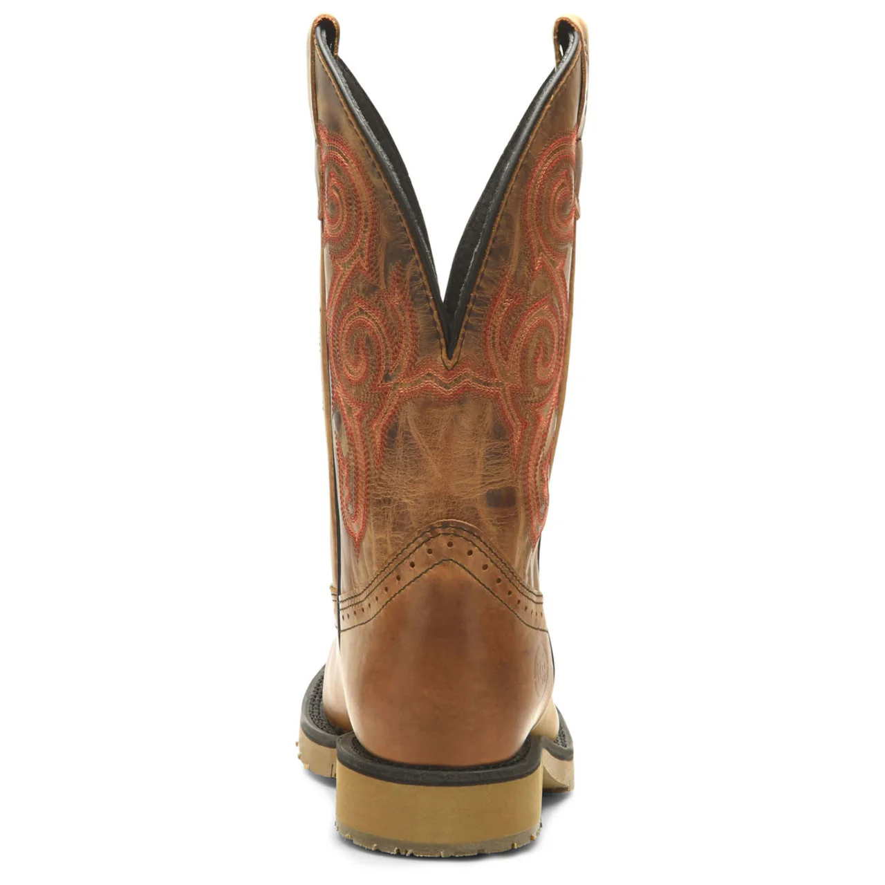 Double-H Boots Men's Bertram 11" Roper Steel Toe Boots, DH4560, Brown - Image 5