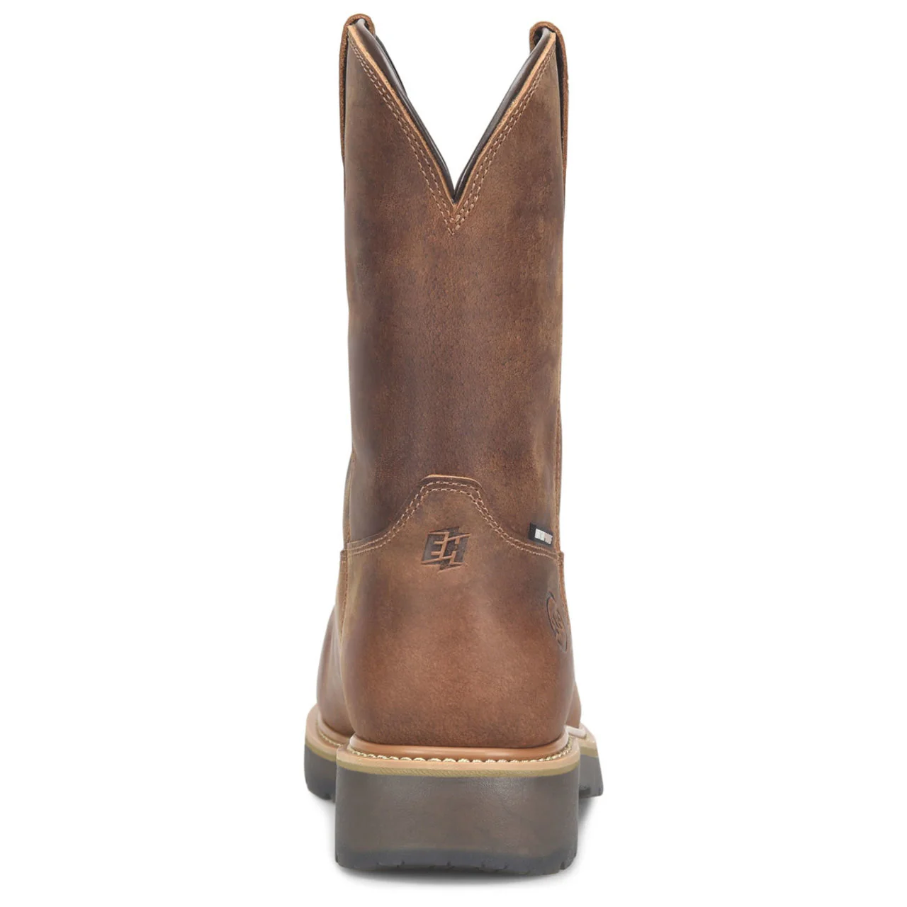 Double-H Boots Men's Boss 10" Wellington EH Alloy Toe Boots, DH4156, Brown - Image 5