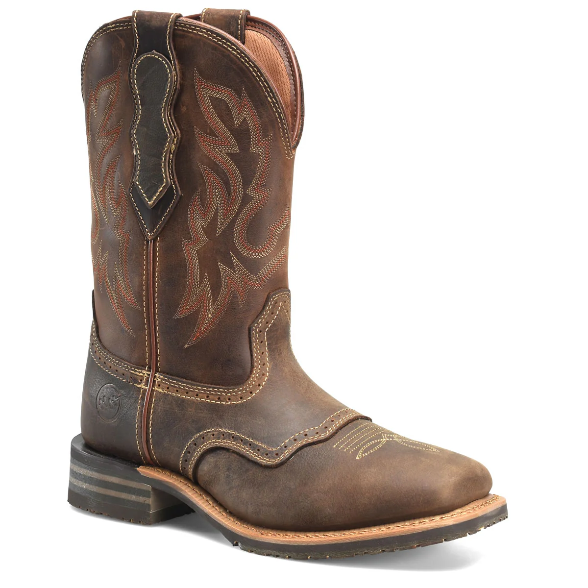 Double-H Men's Cascade 11" Roper Plain Toe Boots, DH4160, Brown