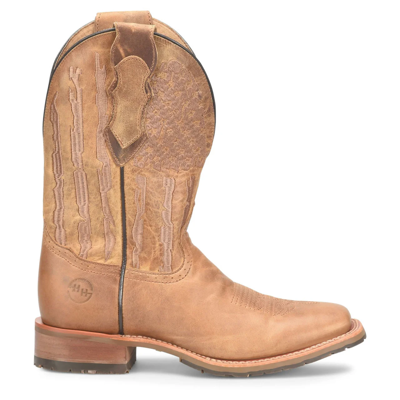 Double-H Boots Men's Covada 11" Stockman Soft Toe Boots, DH7033, Brown