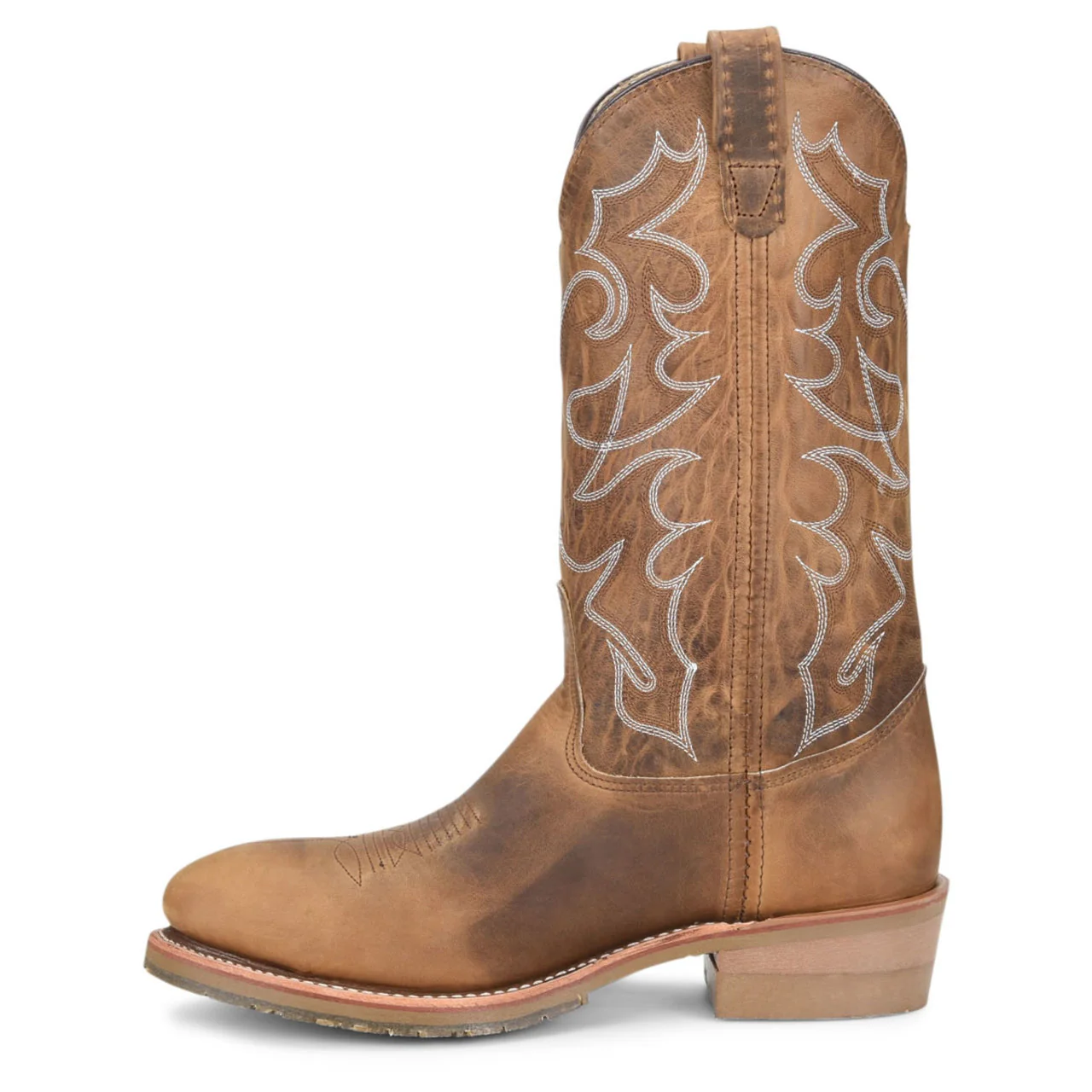 Double-H Men's Dylan 12" Western Steel Toe Boots, DH1592, Brown - Image 4