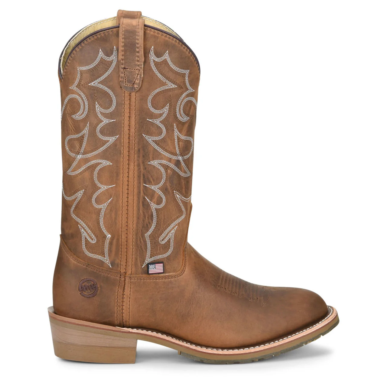 Double-H Men's Dylan 12" Western Soft Toe Boots, DH1552, Brown