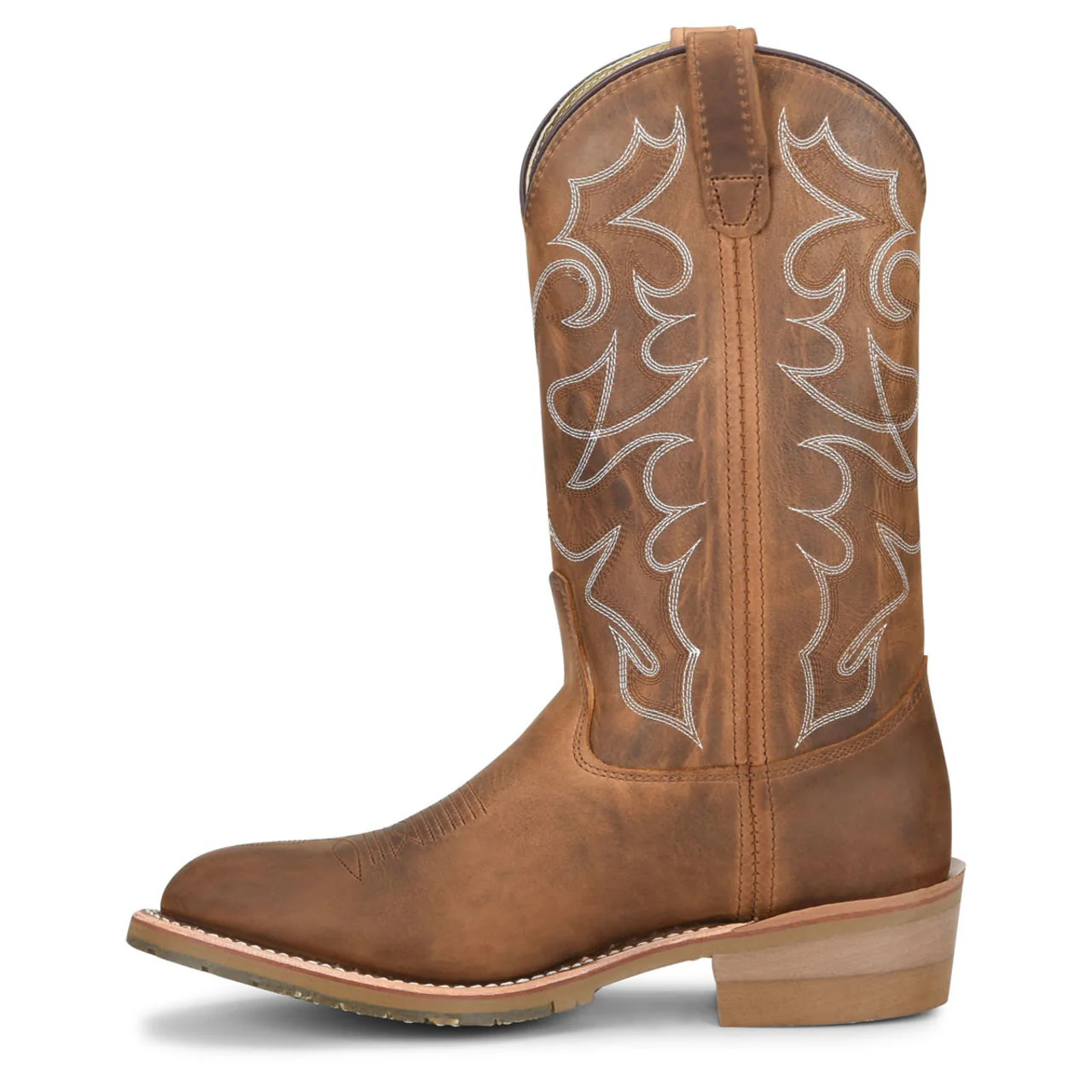 Double-H Men's Dylan 12" Western Soft Toe Boots, DH1552, Brown - Image 4