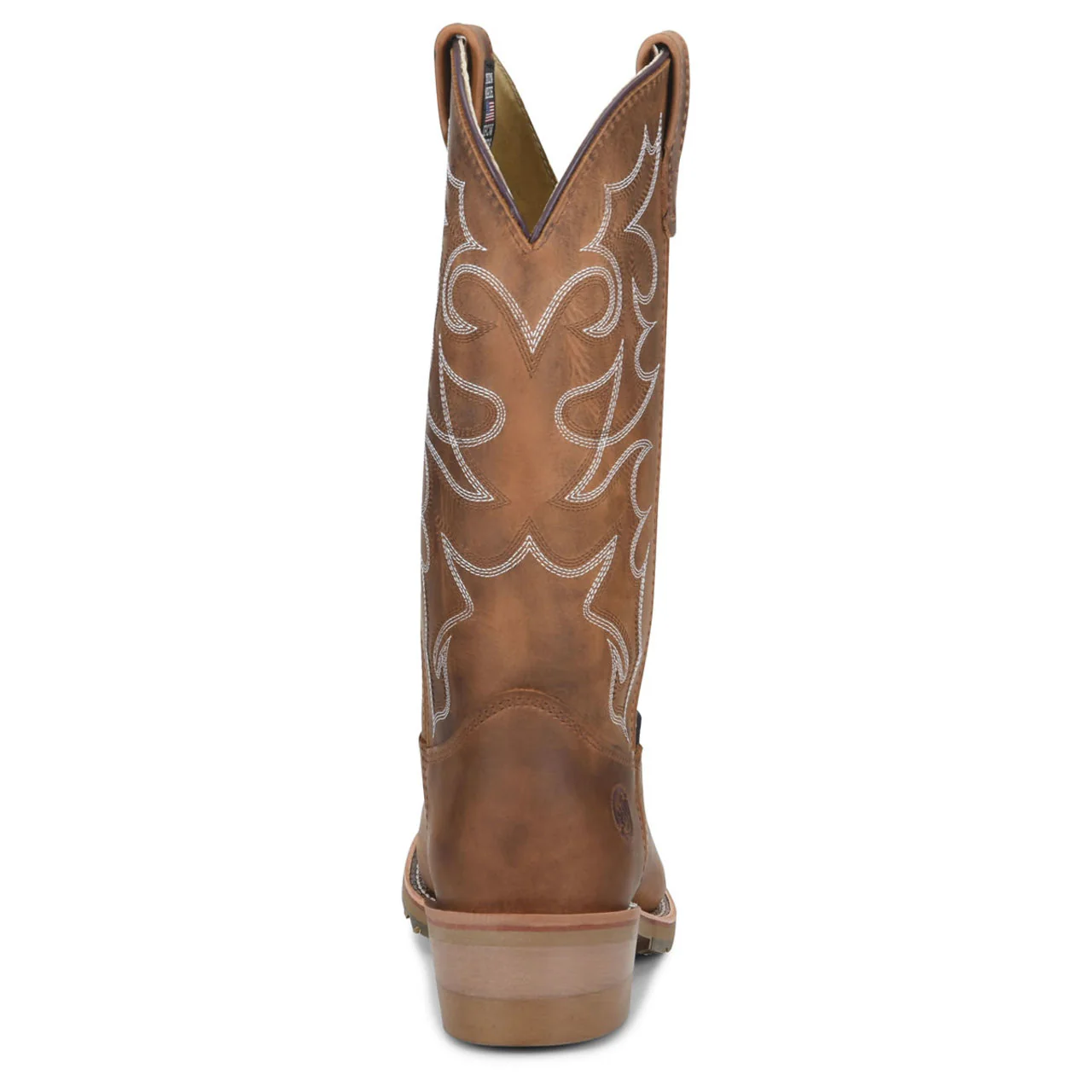 Double-H Men's Dylan 12" Western Soft Toe Boots, DH1552, Brown - Image 5