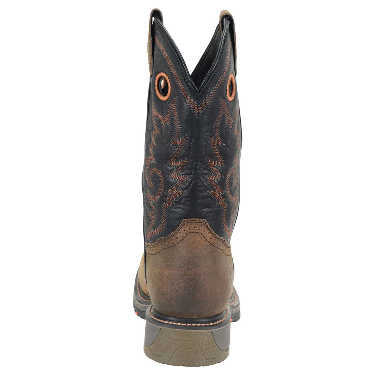 Double-H Boots Men's Isaac 12" Roper Composite Toe Boots, DH5130, Brown - Image 5