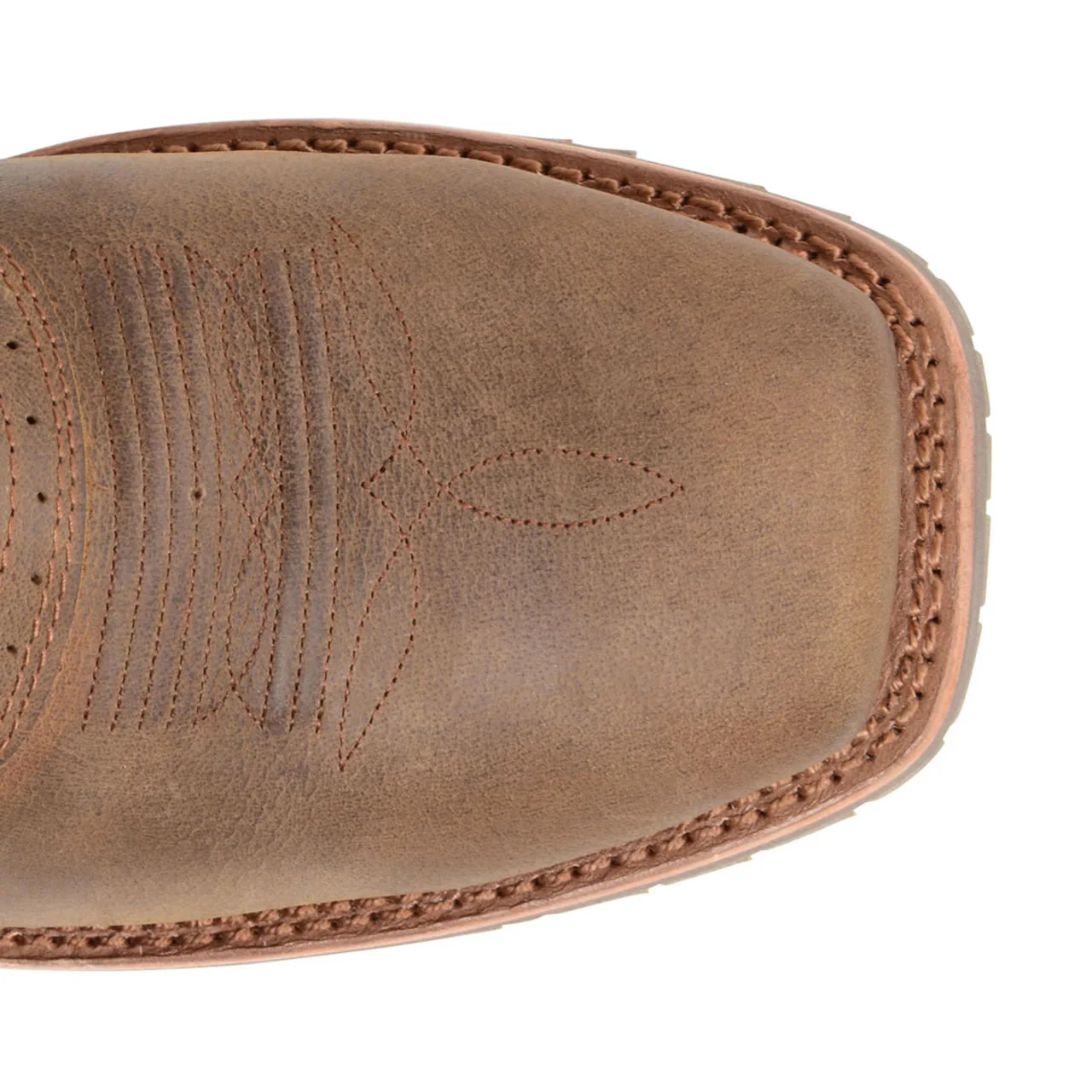 Double-H Men's Jeyden 11" Waterproof Plain Toe Roper Boots, DH4124, Brown - Image 3