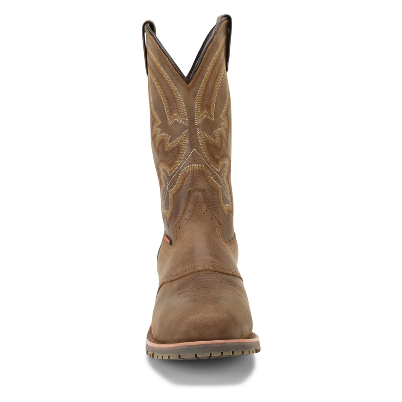Double-H Men's Jeyden 11" Waterproof Plain Toe Roper Boots, DH4124, Brown - Image 4