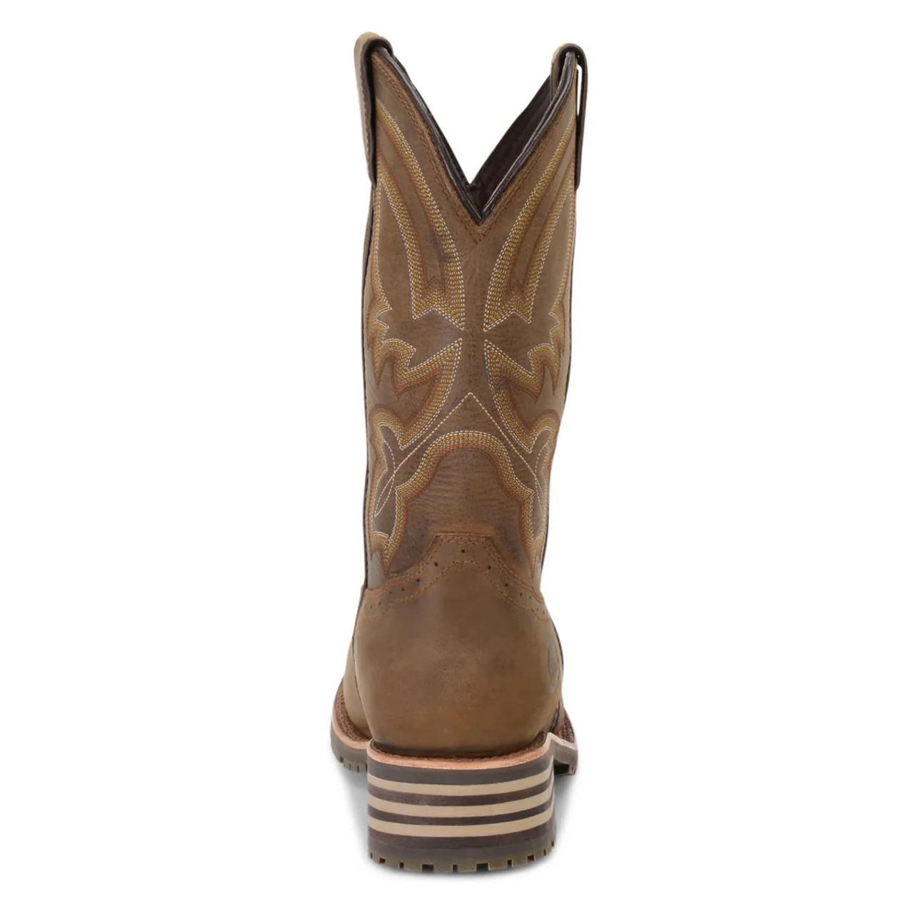 Double-H Men's Jeyden 11" Waterproof Plain Toe Roper Boots, DH4124, Brown - Image 6