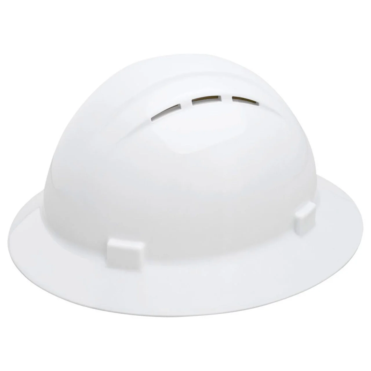 Delta Plus Americana Vented Full Brim Hard Hat, 4-Point Ratchet Suspension - Image 5