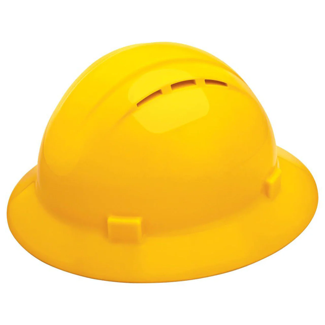 Delta Plus Americana Vented Full Brim Hard Hat, 4-Point Ratchet Suspension - Image 6