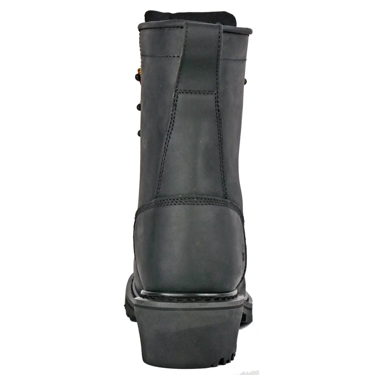 Hoss Men's Cross Cut 8" Loggers Waterproof EH Composite Toe Boots, 80114, Black - Image 3