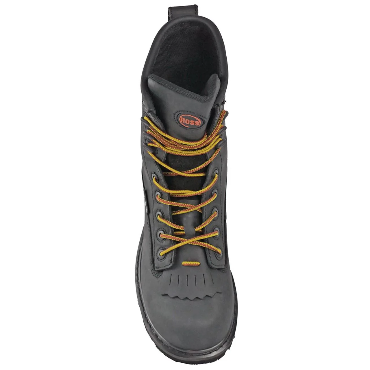 Hoss Men's Cross Cut 8" Loggers Waterproof EH Composite Toe Boots, 80114, Black - Image 6