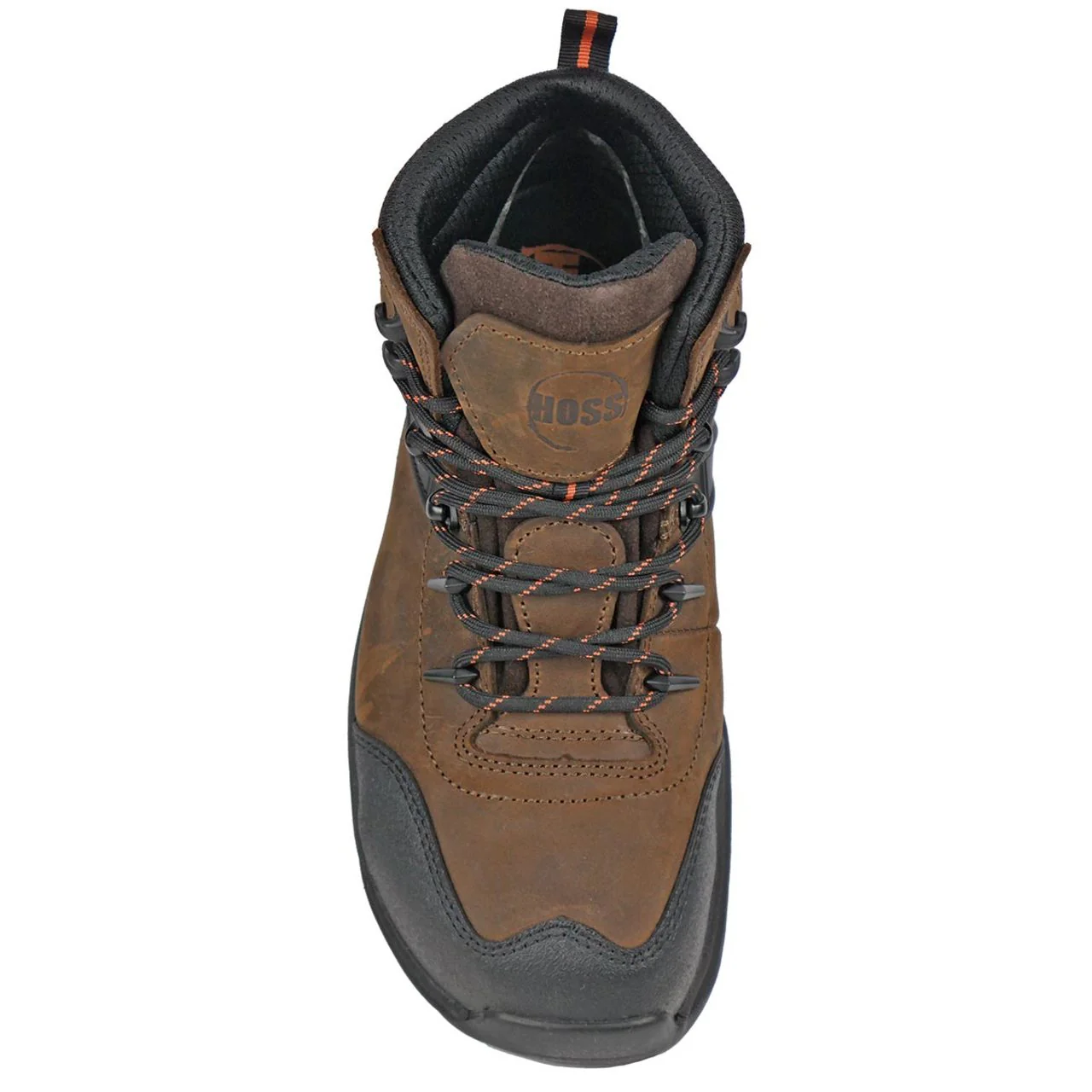 Hoss Men's Stomp 6" Aluminum Toe Boots, 60203, Brown - Image 7