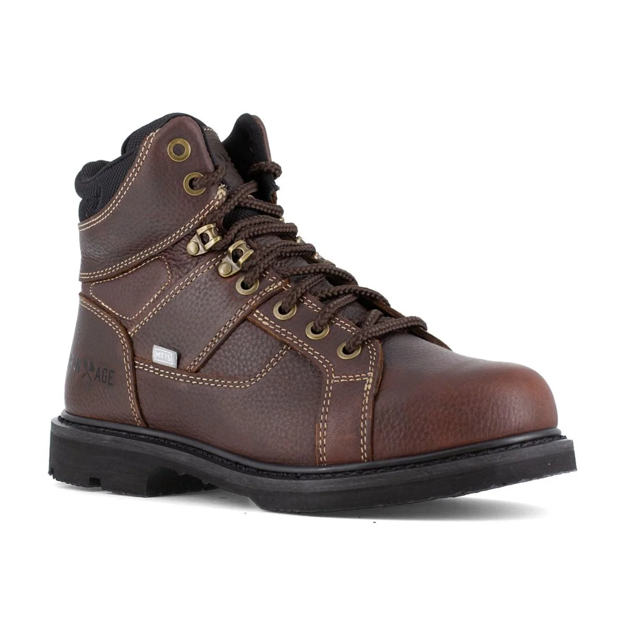 Iron Age Men's Groundbreaker 6" EH Cushguard Met-Guard Steel Toe Work Boots, IA5021 - Image 2