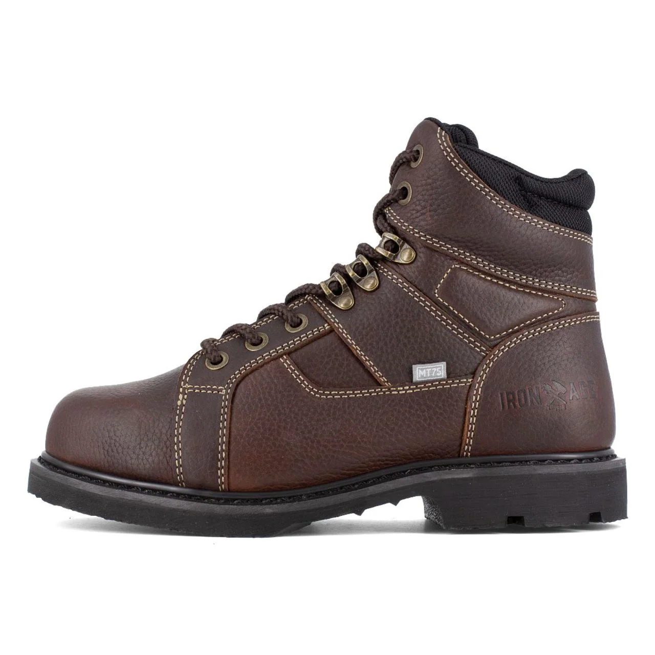 Iron Age Men's Groundbreaker 6" EH Cushguard Met-Guard Steel Toe Work Boots, IA5021 - Image 3