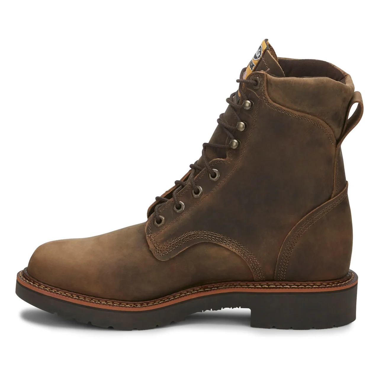 Justin Men's Blueprint 8" EH Soft Toe Boots, 440, Tan - Image 5