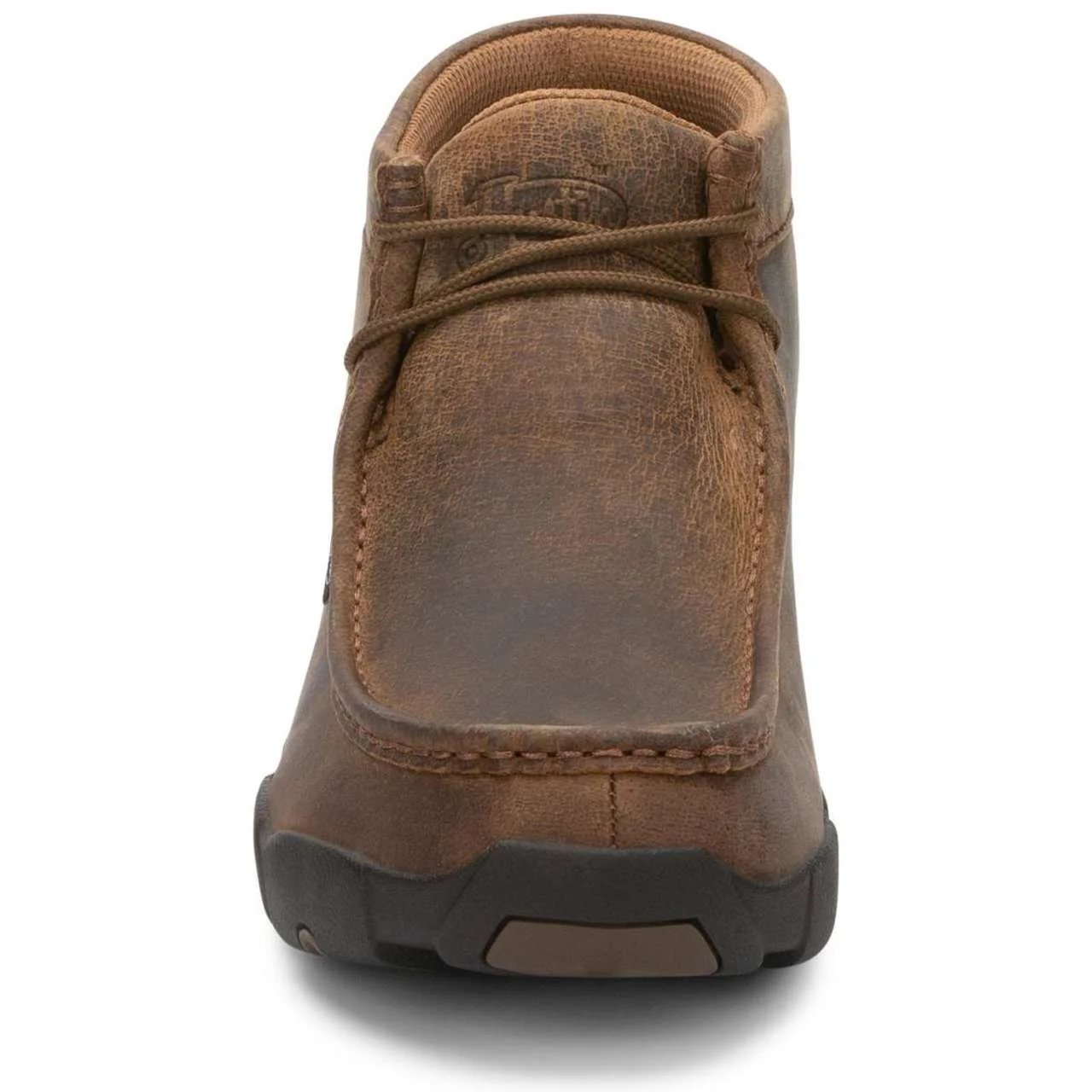 Justin Men's Cappie 4" EH Soft Toe Shoes, 232, Brown - Image 3