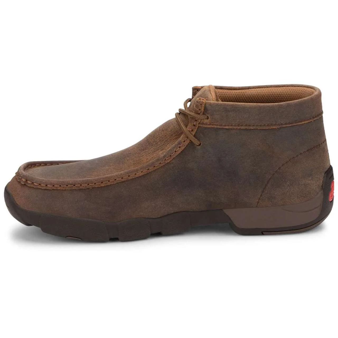 Justin Men's Cappie 4" EH Soft Toe Shoes, 232, Brown - Image 4