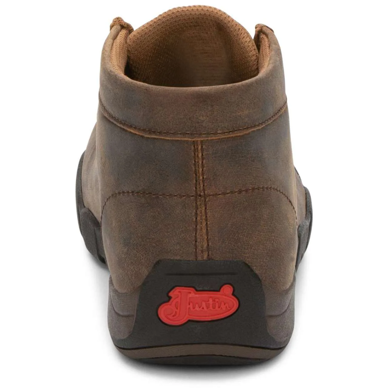 Justin Men's Cappie 4" EH Soft Toe Shoes, 232, Brown - Image 5