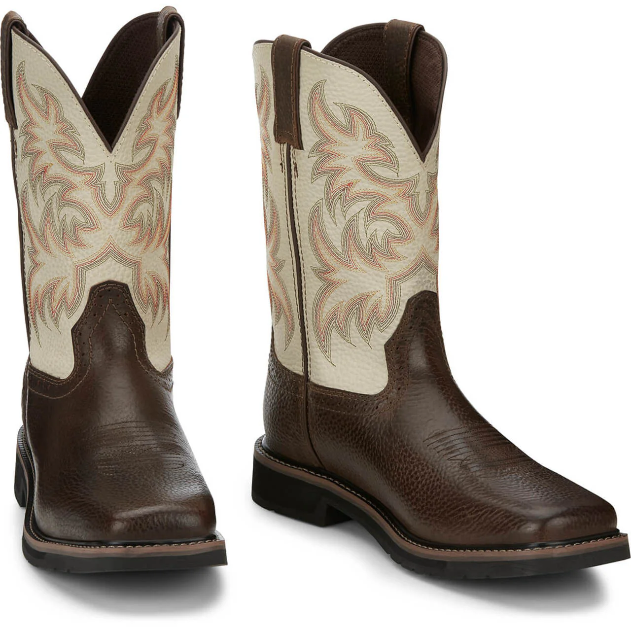Justin Men's Driller 11" EH Soft Toe Boots, SE4683, Brown - Image 2