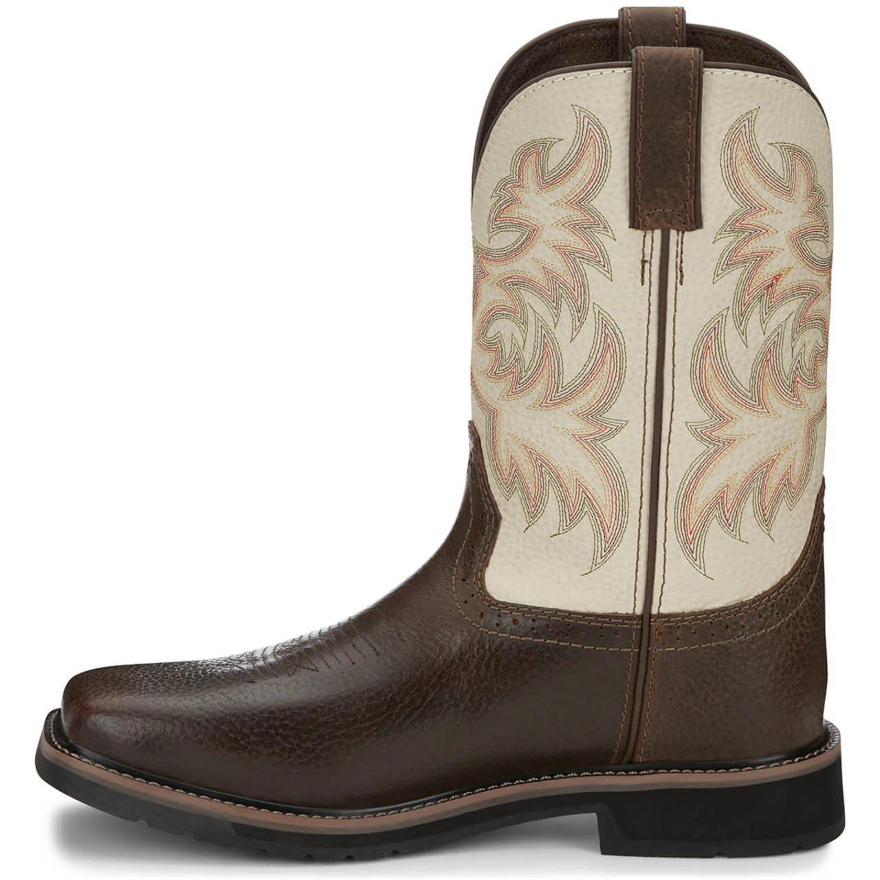 Justin Men's Driller 11" EH Soft Toe Boots, SE4683, Brown - Image 4