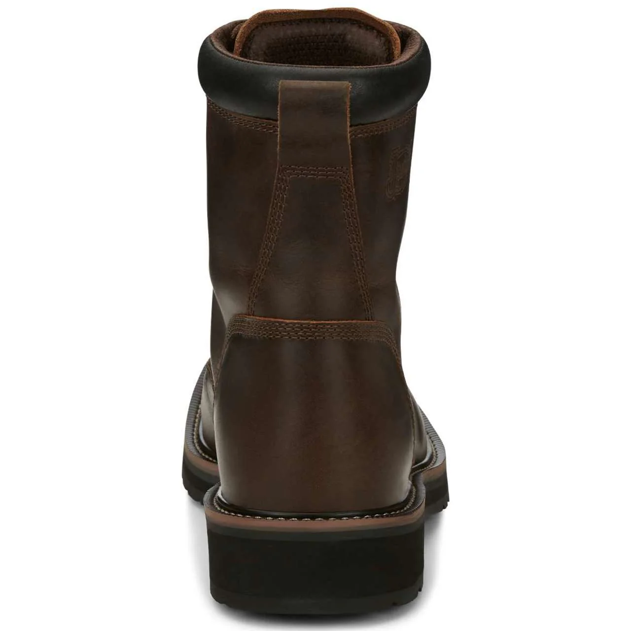 Justin Men's Pulley 8" EH Soft Toe Boots, SE681, Brown - Image 5