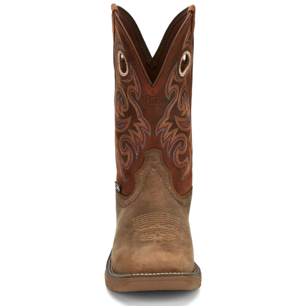 Justin Men's Rush 11" Waterproof EH Composite Toe Boots, SE4341, Brown - Image 4