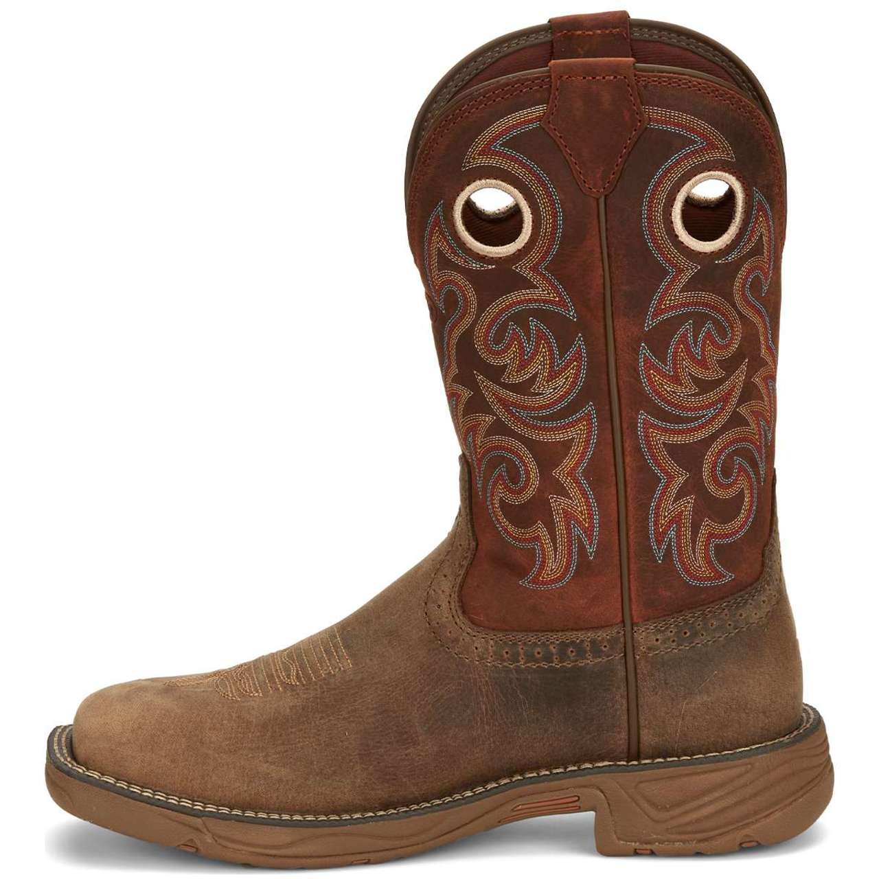 Justin Men's Rush 11" Waterproof EH Composite Toe Boots, SE4341, Brown - Image 5